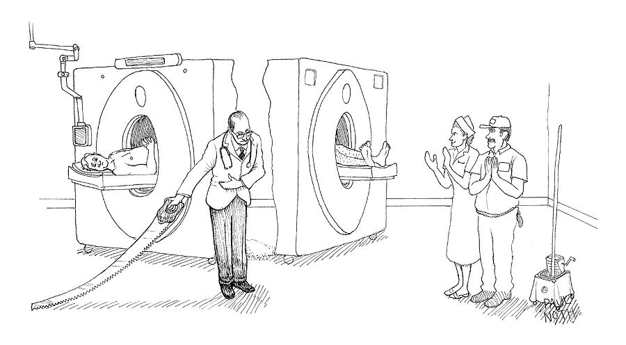 Mri Magician Drawing by Paul Noth
