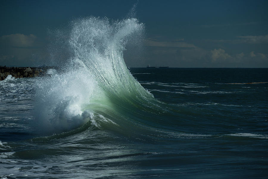 Waves In The Pacific Ocean, San Pedro #21 Photograph by Panoramic Images