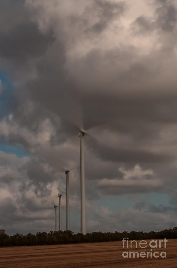 Windpower #21 Photograph by Jorgen Norgaard