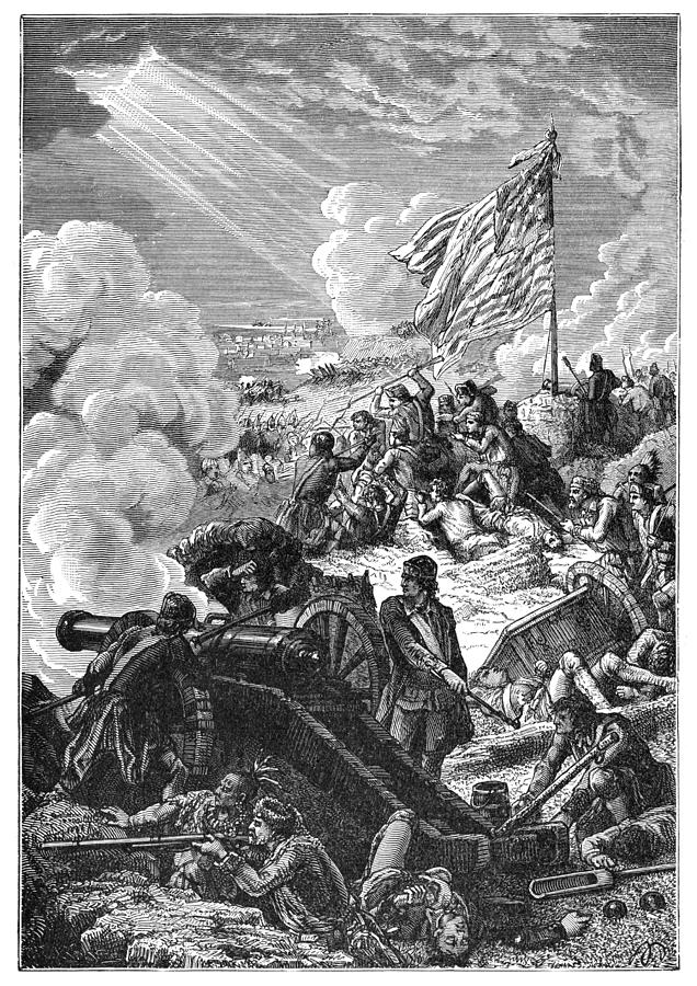 Battle Of Bunker Hill, 1775 #22 Painting by Granger