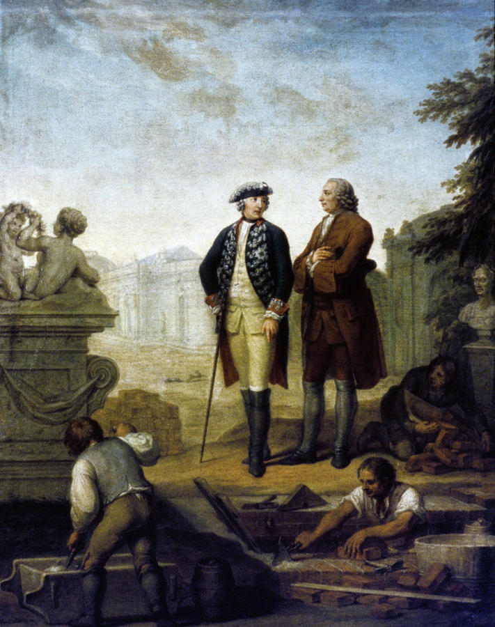 Frederick II (1712-1786) #22 Painting by Granger