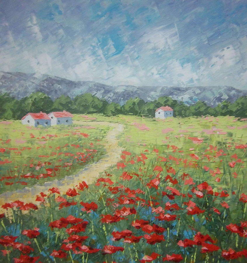 South of France #22 Painting by Frederic Payet