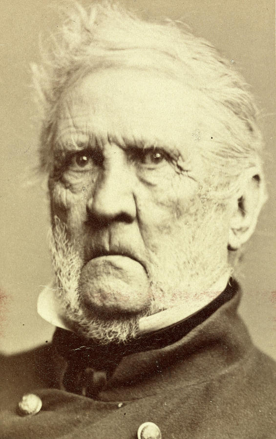 1860 Photograph - Winfield Scott (1786-1866) #22 by Granger