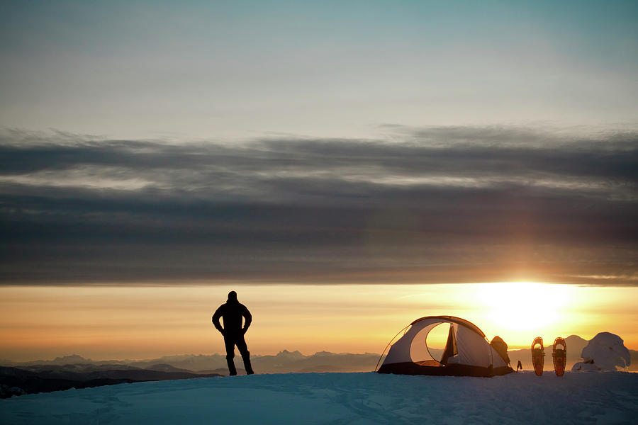 Winter Alpine Camping #22 Photograph by Christopher Kimmel