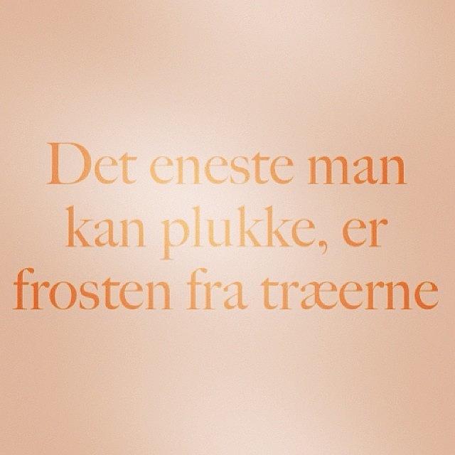 Frost Photograph - #ord #poesi #lyrik #digt #dansk #229 by Bianca Floee