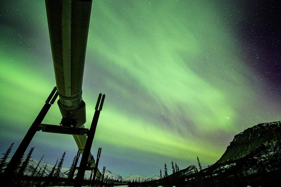 Aurora Borealis In Alaska #23 Photograph by Chris Madeley