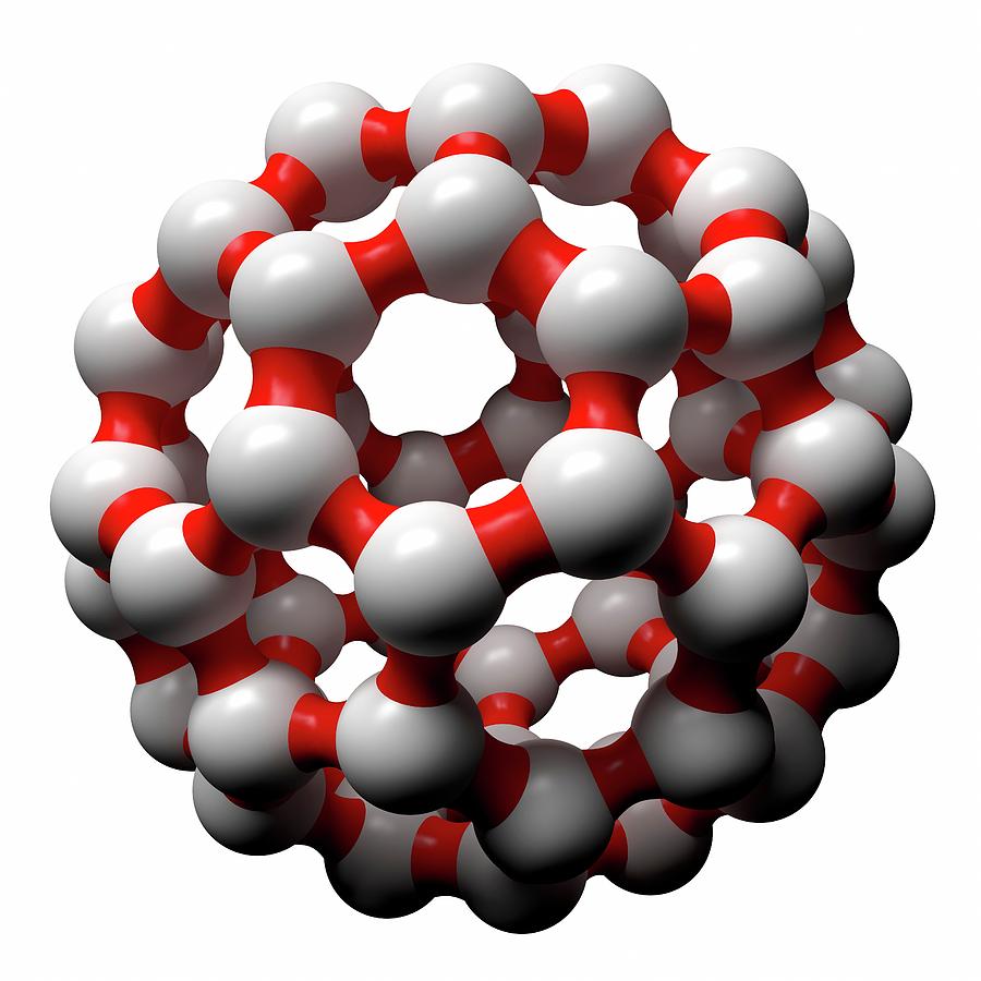 Buckminsterfullerene Molecule #23 Photograph by Russell Kightley