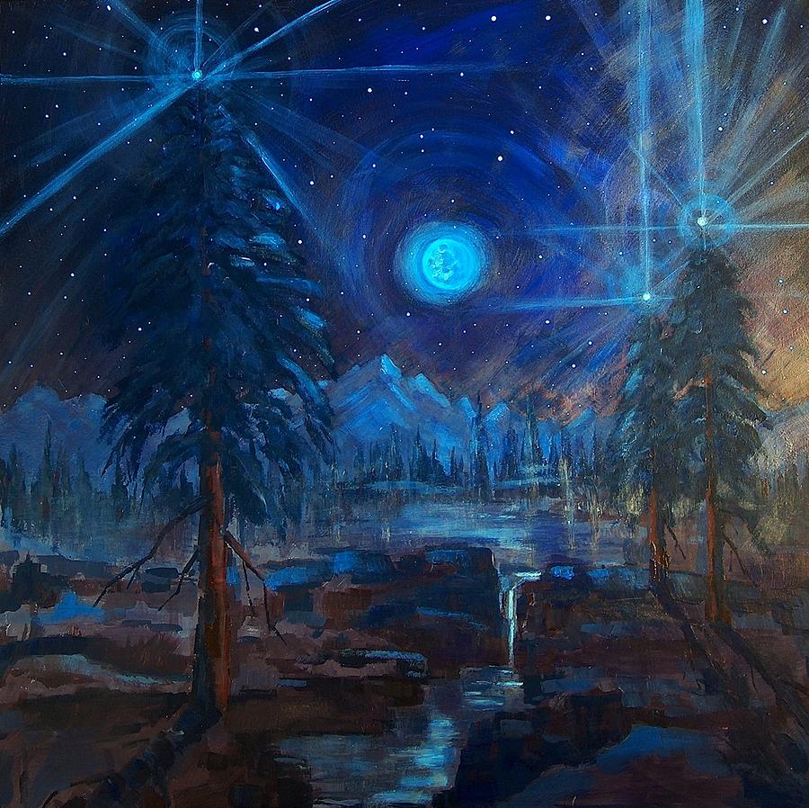 Avatar Painting - Cosmic Light series #23 by Len Sodenkamp