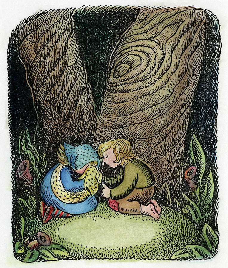 Grimm Hansel And Gretel Drawing By Granger Fine Art America