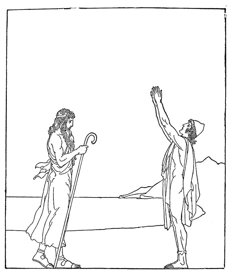 Homer The Odyssey #23 Drawing by Granger
