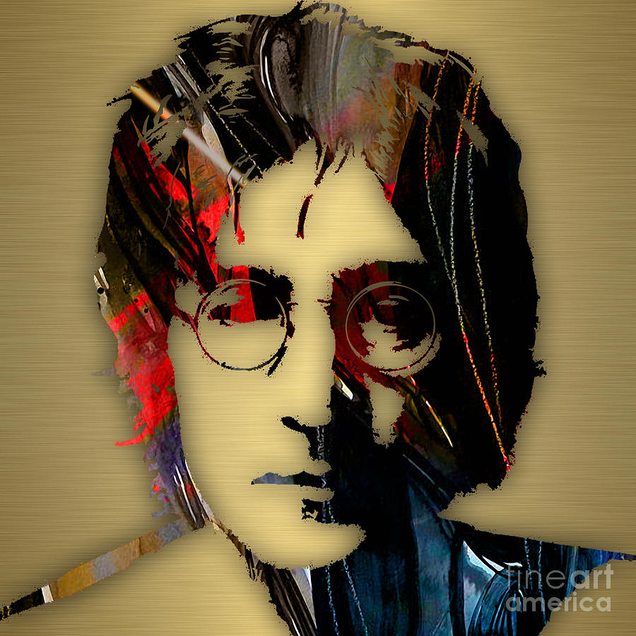 John Lennon Mixed Media - John Lennon Collection #16 by Marvin Blaine