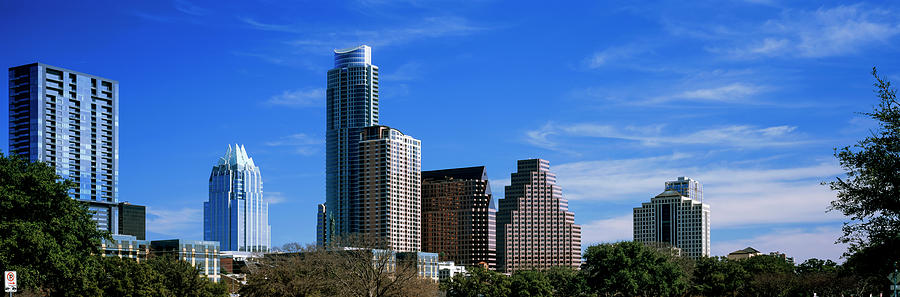 Architecture Photograph - Low Angle View Of Skyscrapers #23 by Panoramic Images