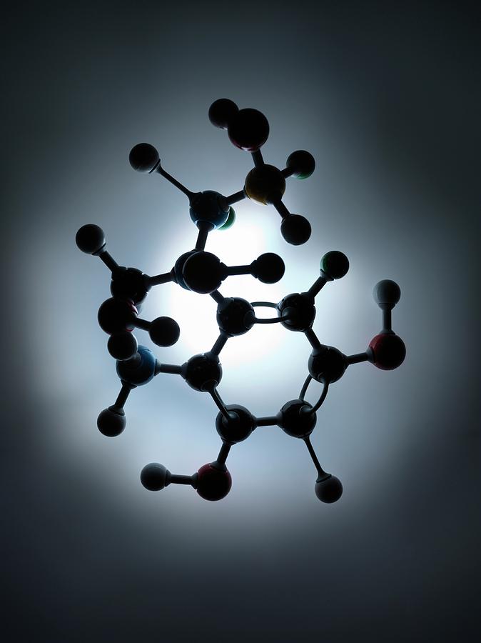 Molecular Model Photograph - Molecular Model #23 by Tek Image