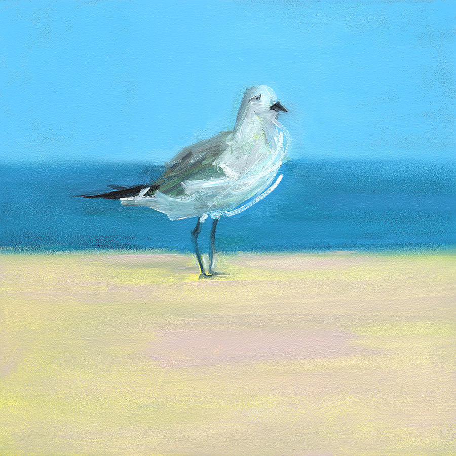 Seagull Painting - Untitled #397 by Chris N Rohrbach