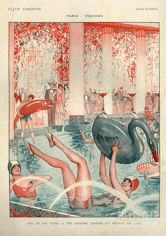 France Drawing - 1920s France La Vie Parisienne #24 by The Advertising Archives