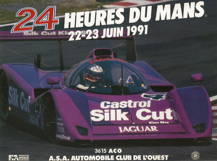 24 Hours of Le Mans - 1991 Digital Art by Georgia Clare