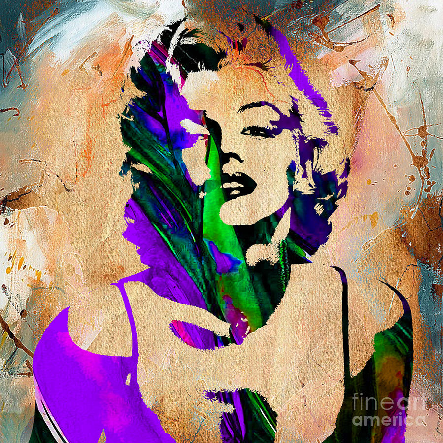 Marilyn Monroe #24 Mixed Media by Marvin Blaine