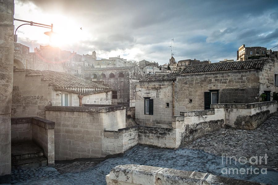 Architecture Photograph - Matera city of stones #24 by Sabino Parente