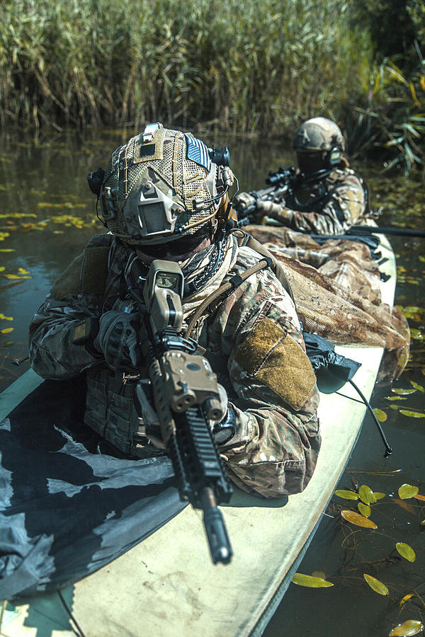 Special Forces Operators In A Military #24 Photograph by Oleg Zabielin
