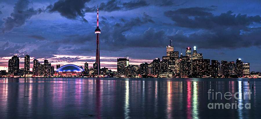 Toronto skyline 2 Photograph by Elena Elisseeva