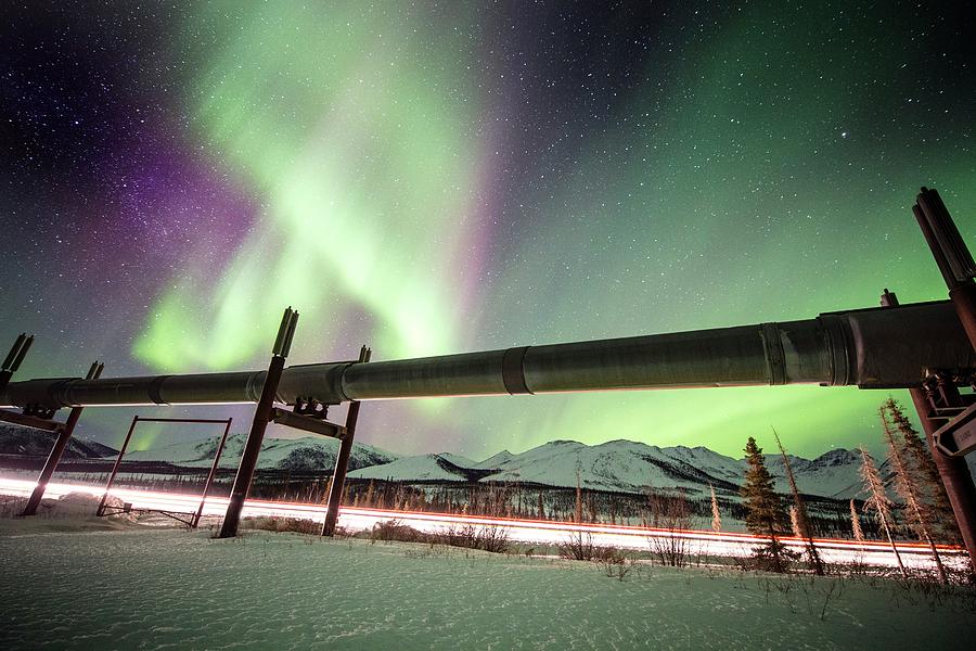 Aurora Borealis In Alaska #25 Photograph by Chris Madeley