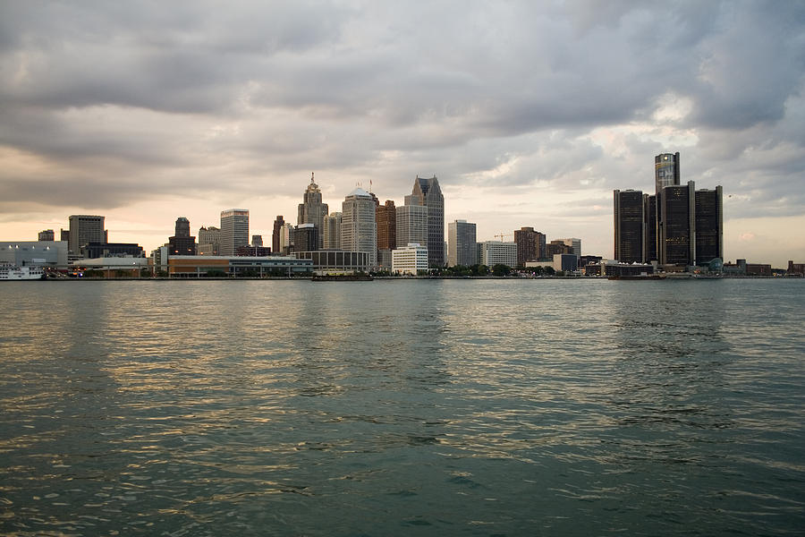 Detroit Skyline Photograph
