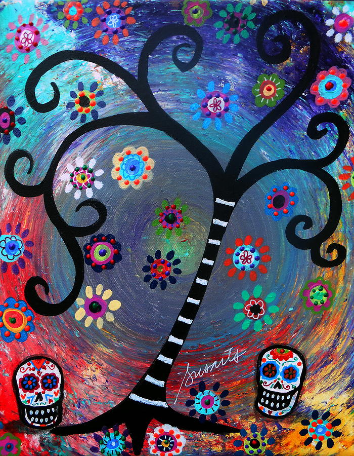 Hello Kitty Dia De Los Muertos Poster by Pristine Cartera Turkus - Pixels