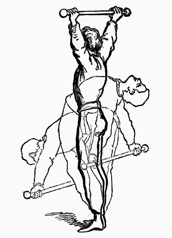 Bend Drawing - Exercise, 19th Century #25 by Granger