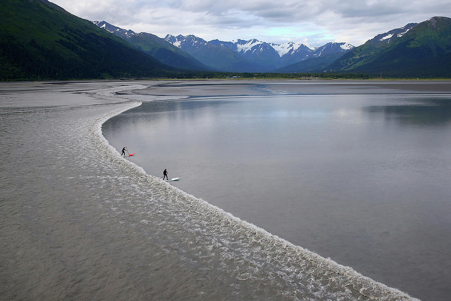Feature - Bore Tide Surfing In Alaska #25 Photograph by Streeter Lecka