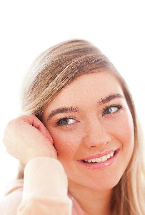 Happy Teenage Girl Photograph By Ian Hooton Science Photo Library