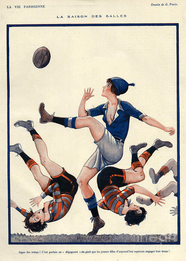 Sports Drawing - La Vie Parisienne 1924 1920s France #25 by The Advertising Archives