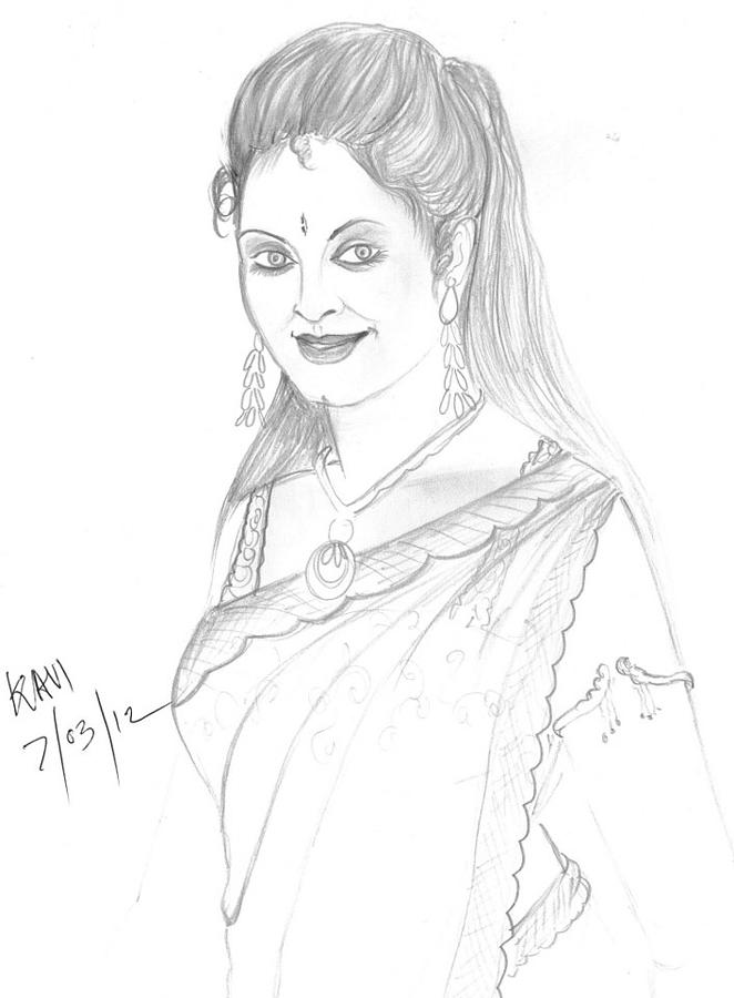 My Art #25 Drawing by Kaveind Kavi Mk