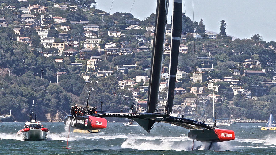 Americas Cup Winner Oracle Photograph by Steven Lapkin