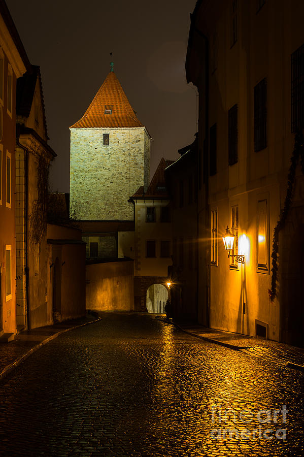 Prague by night #25 Photograph by Jorgen Norgaard