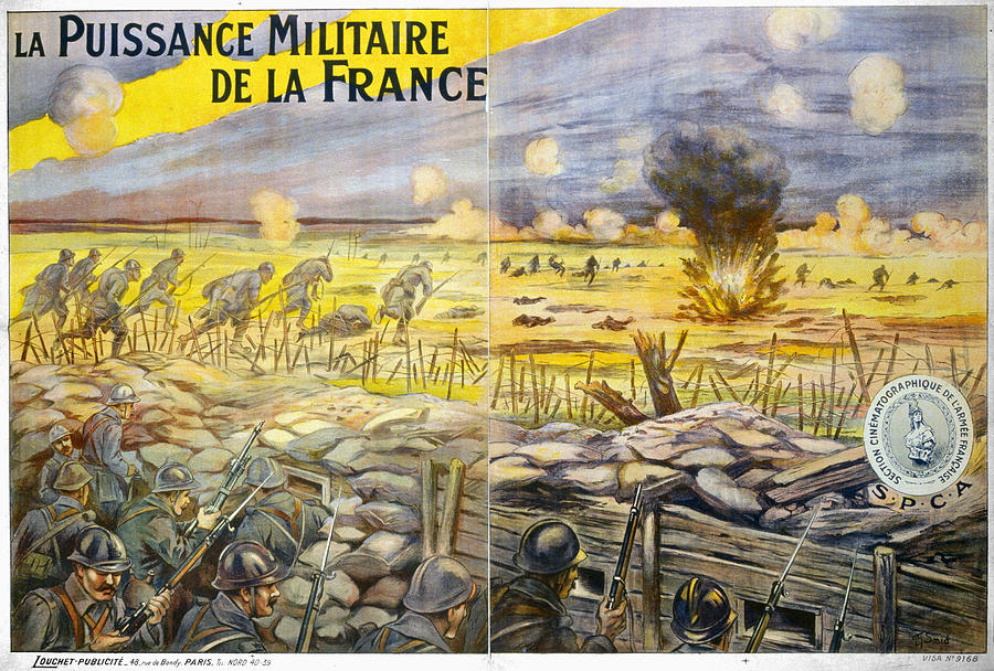 World War I French Poster #25 Painting by Granger