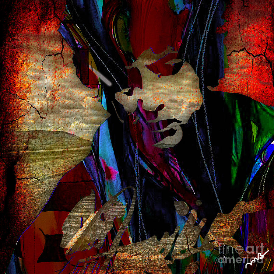 Rock Mixed Media - Bob Dylan Collection #68 by Marvin Blaine