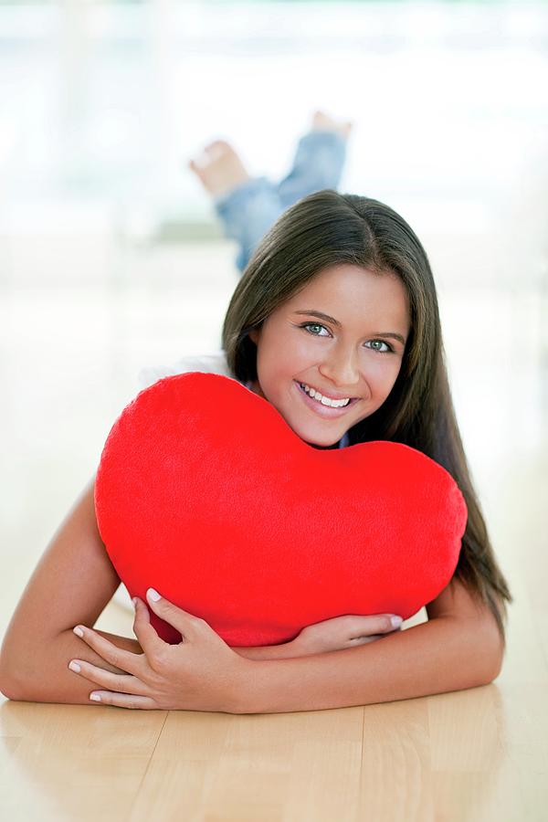 Happy Teenage Girl 26 By Ian Hooton Science Photo Library