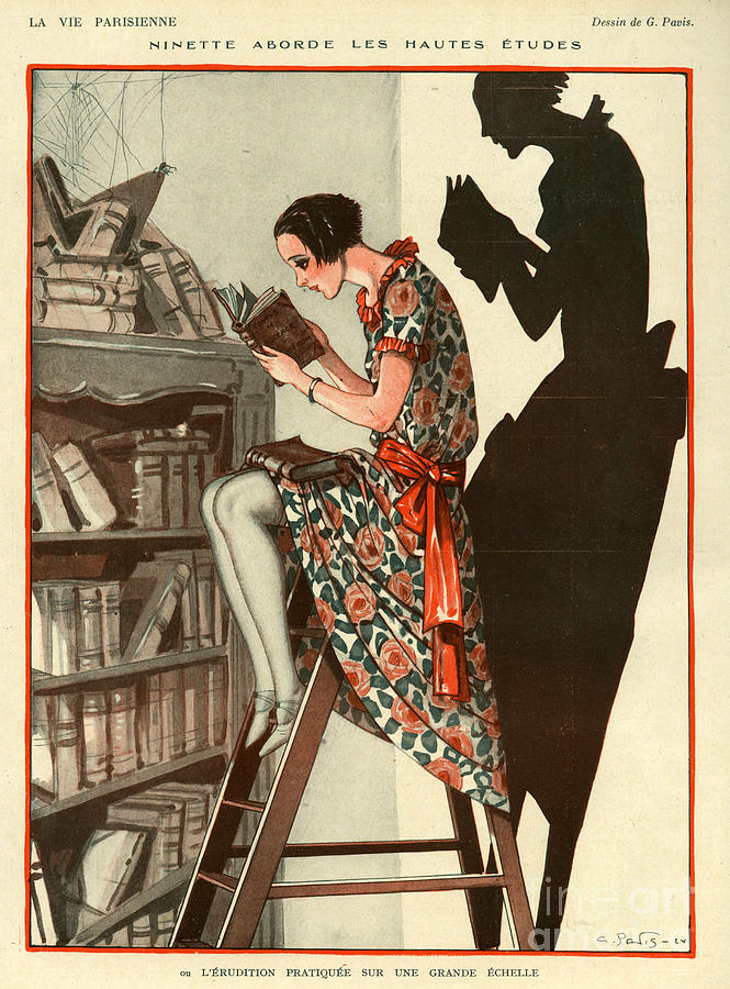 Book Drawing - La Vie Parisienne 1924 1920s France #26 by The Advertising Archives