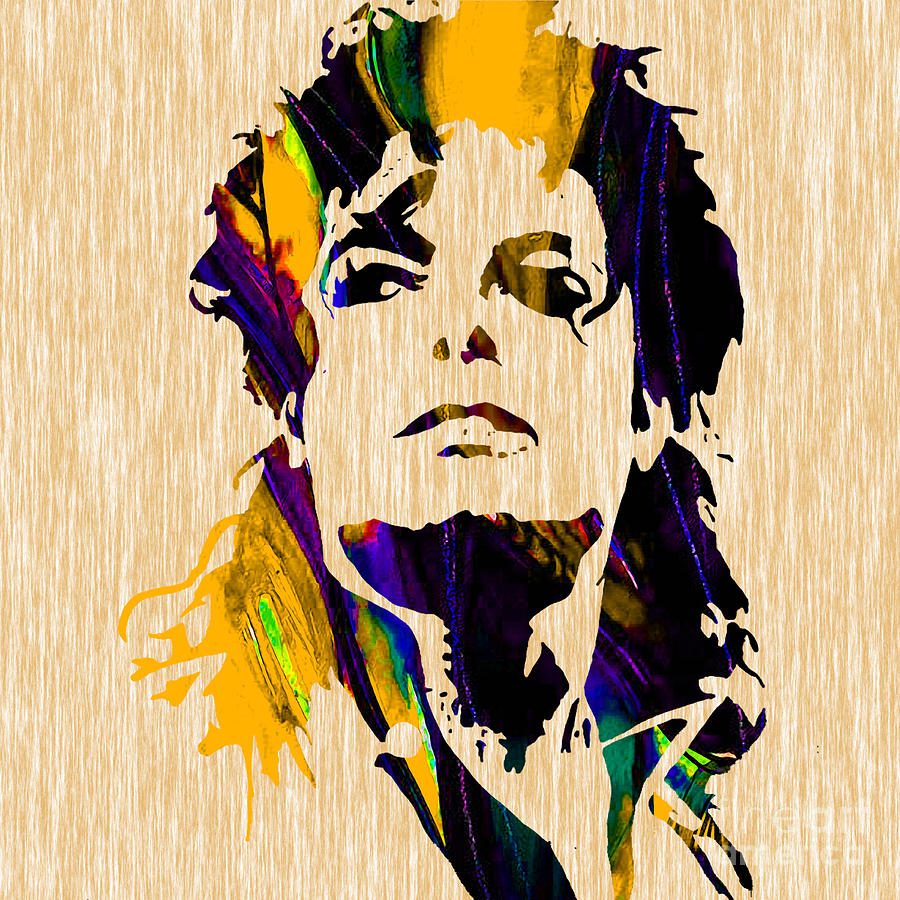 Michael Jackson #26 Mixed Media by Marvin Blaine