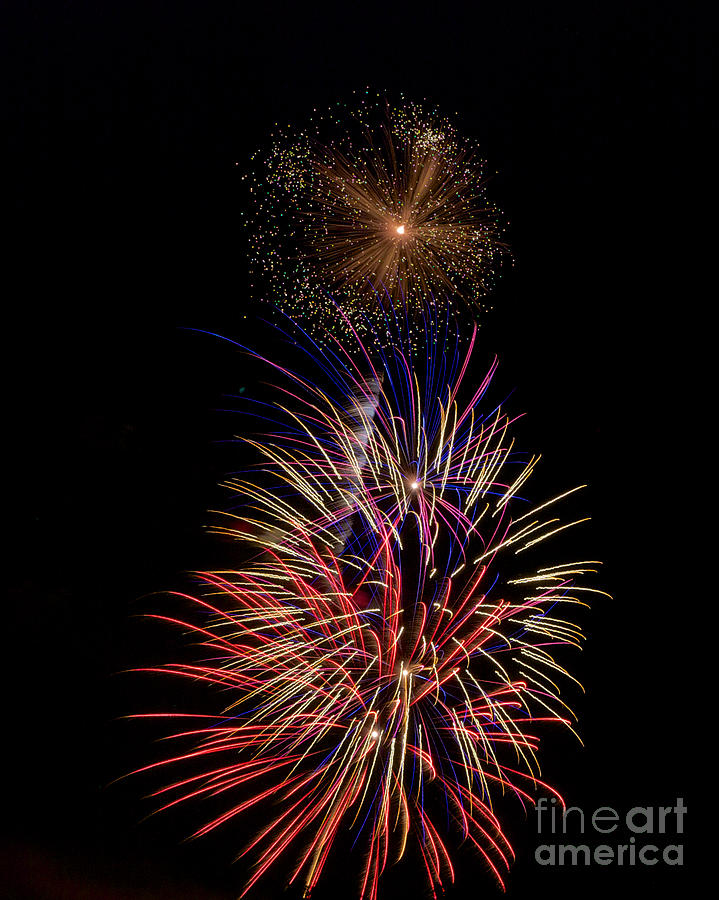 RVR Fireworks 2013 #26 Photograph by Mark Dodd
