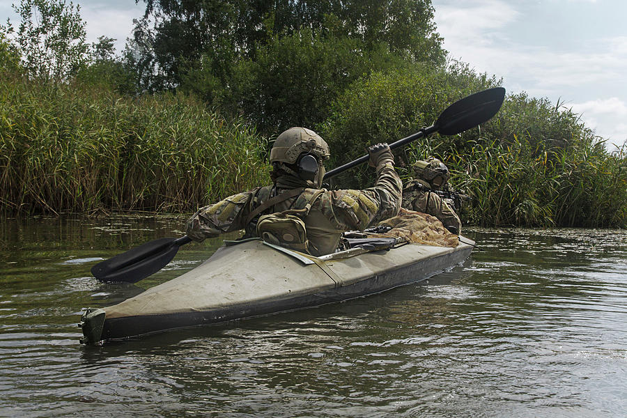 Special Forces Operators In A Military #26 Photograph by Oleg Zabielin