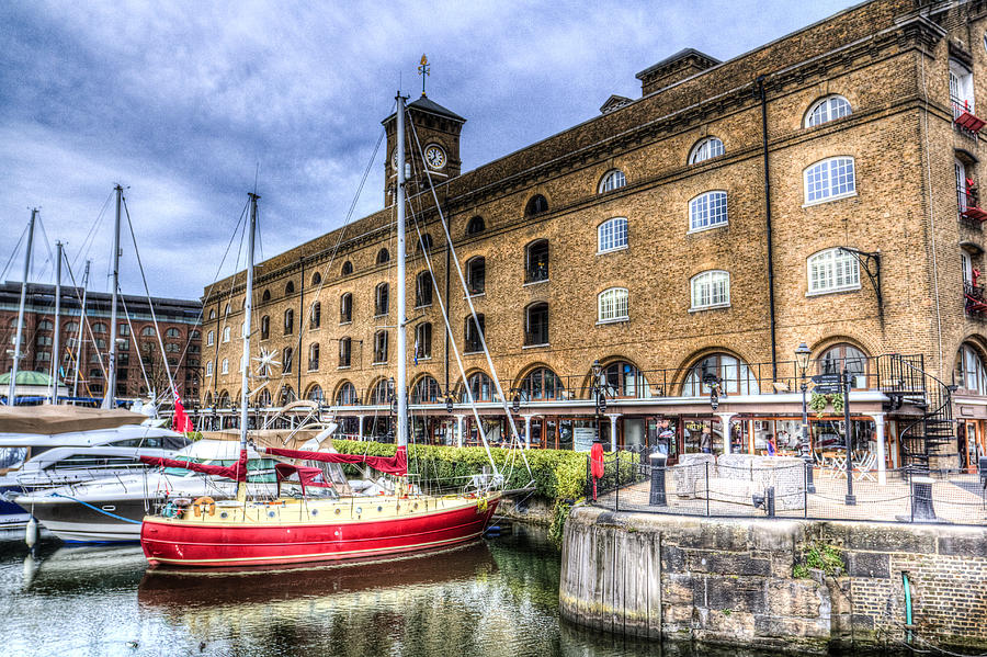 St Katherines Dock London Photograph by David Pyatt