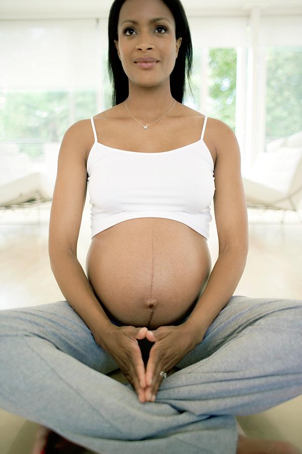 Yoga In Pregnancy #26 Photograph by Ian Hooton/science Photo Library