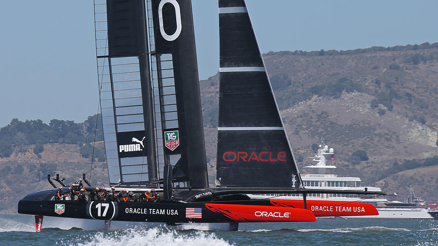 Americas Cup Oracle #27 Photograph by Steven Lapkin