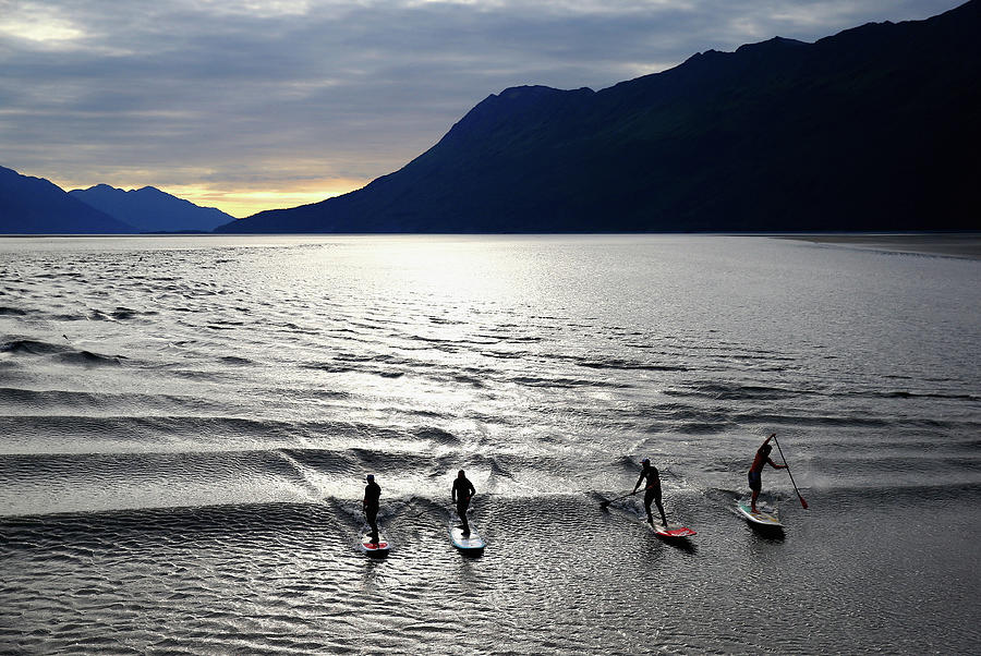 Feature - Bore Tide Surfing In Alaska #27 Photograph by Streeter Lecka