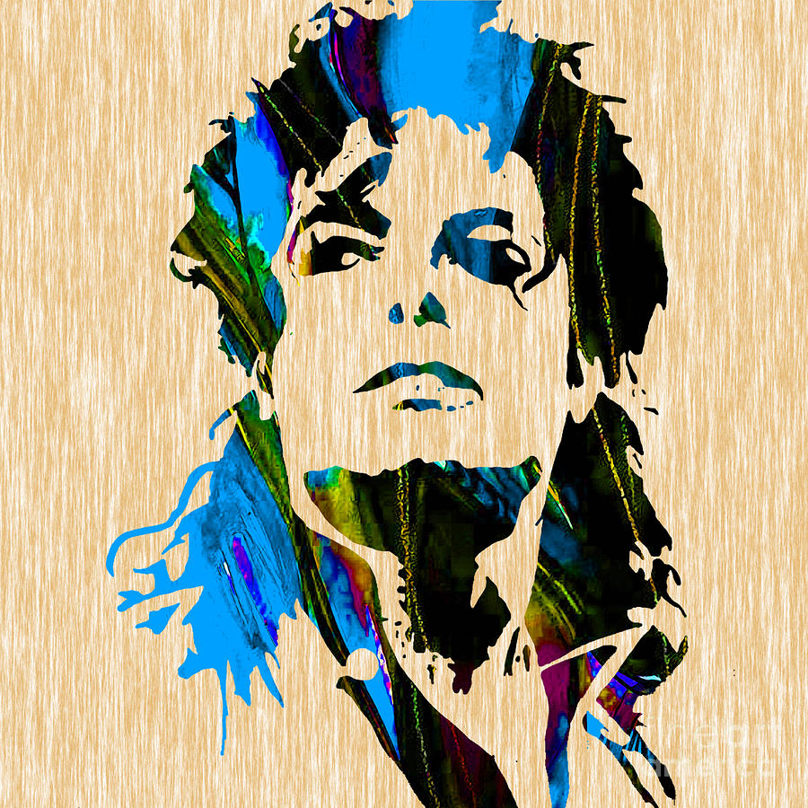 Michael Jackson #27 Mixed Media by Marvin Blaine