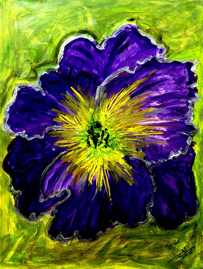 Flower Painting - My Flowers #27 by Baljit Chadha