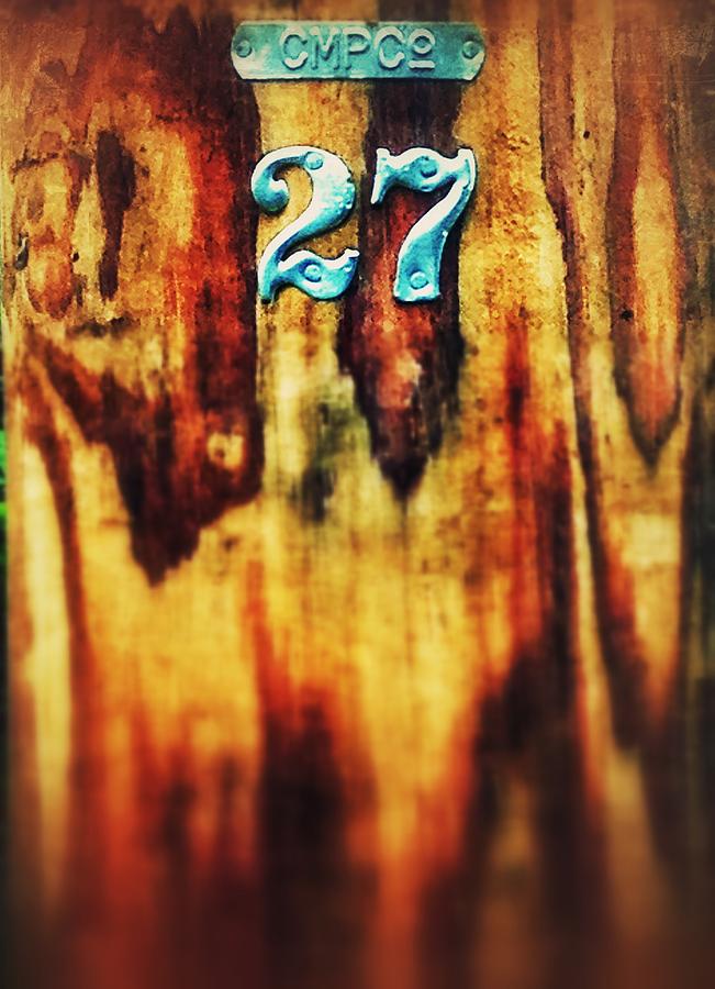 Electric Pole Digital Art - 27 On Wood by Olivier Calas