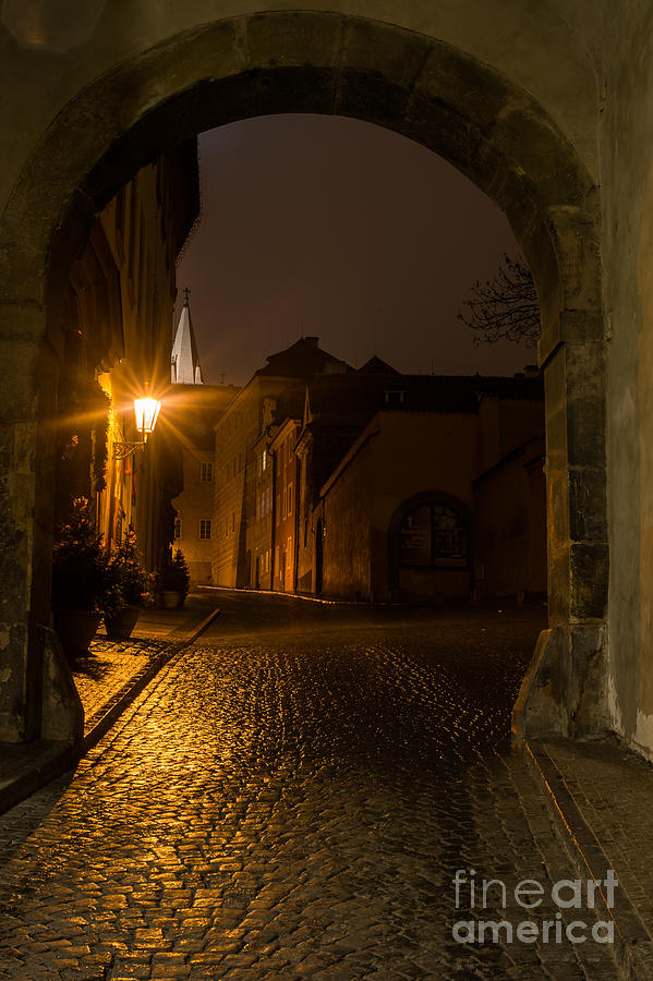 Prague by night #27 Photograph by Jorgen Norgaard