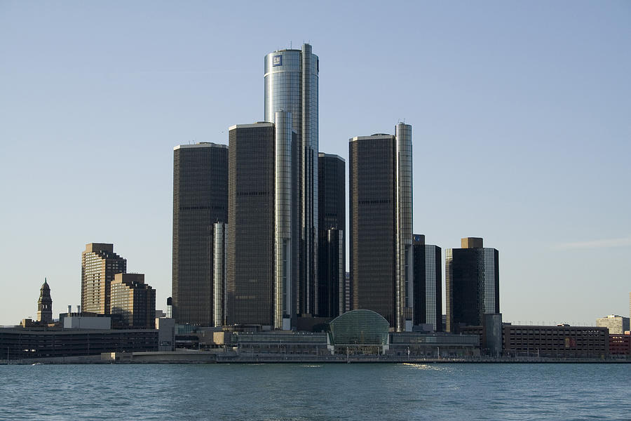 Renaissance Center Photograph by Gary Marx - Pixels